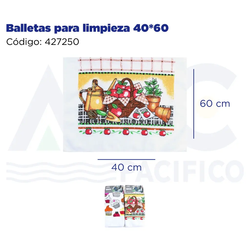 Balletas para limpieza 40*60