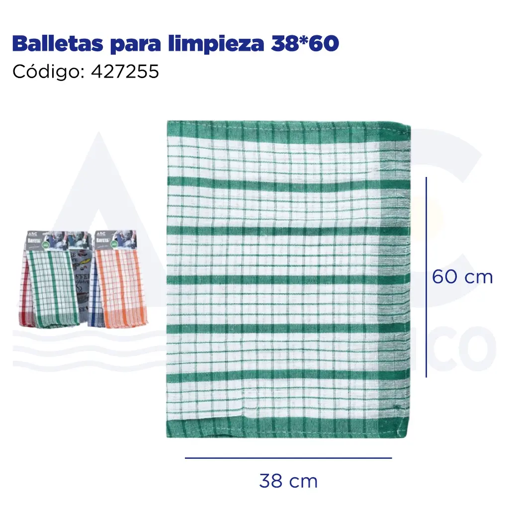 Balletas para limpieza 38*60