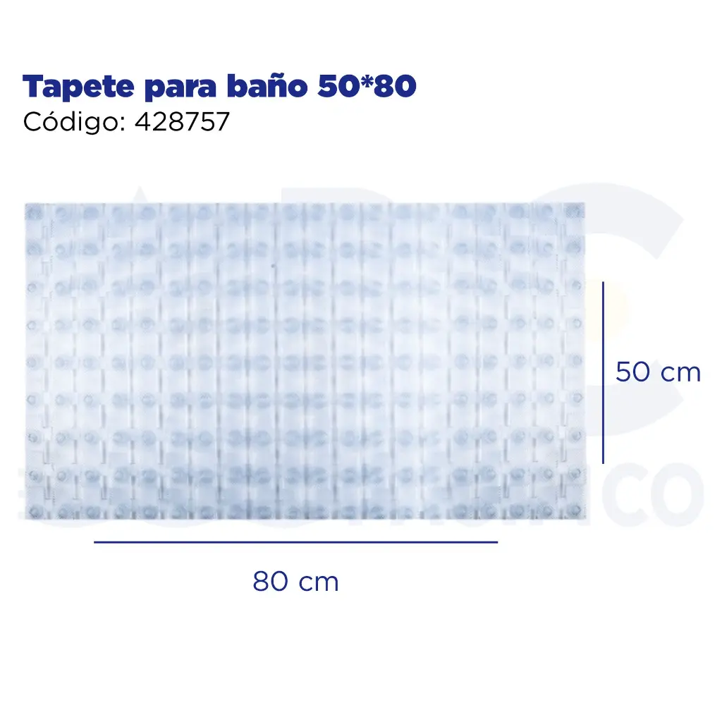 Tapete para baño 50*80