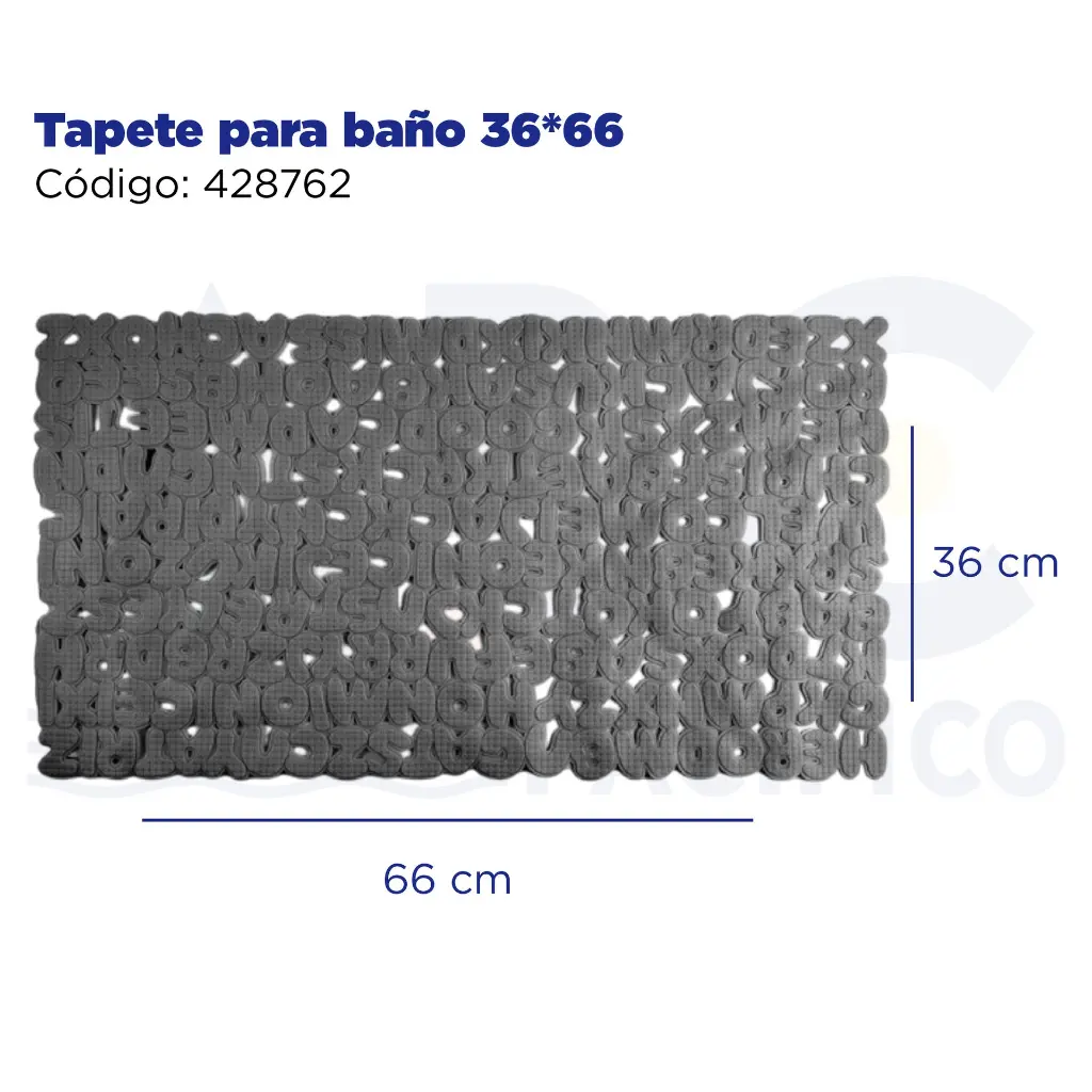Tapete para baño 36*66