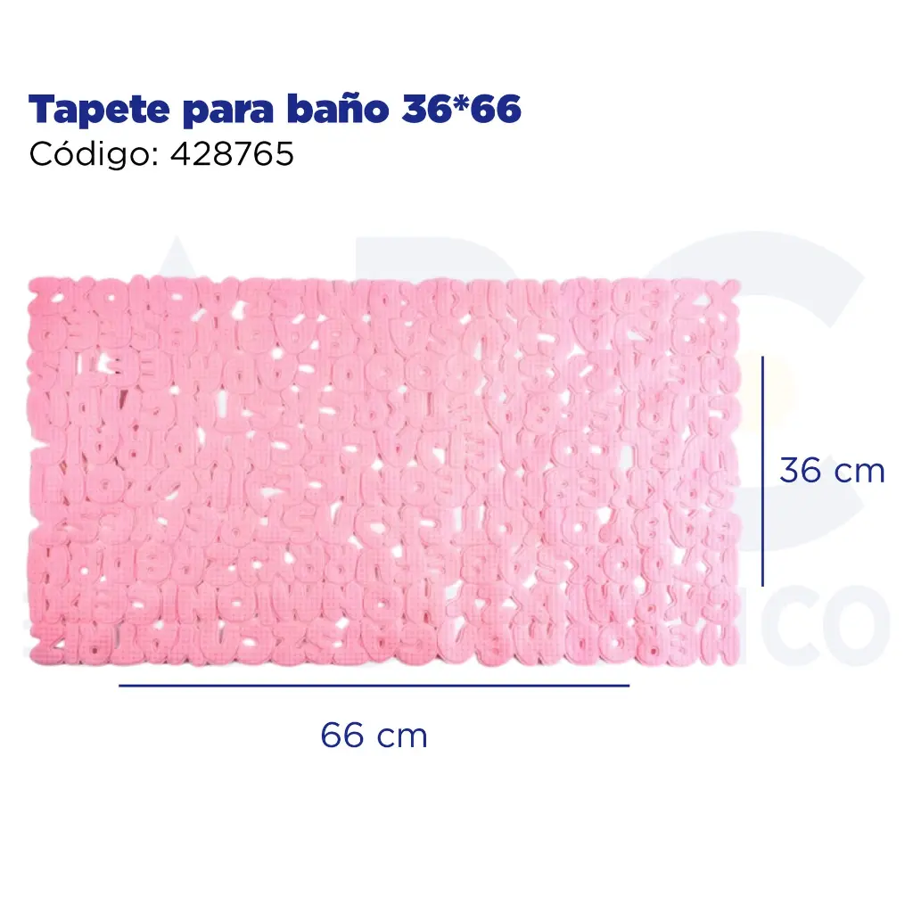 Tapete para baño 36*66