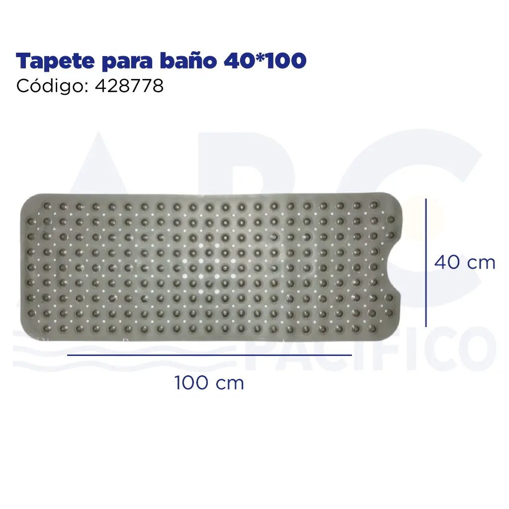 Tapete para baño 40*100