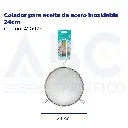 Colador para aceite de acero inoxidable 24cm