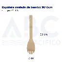 Cuchara para servir de bambú 30*6cm