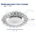 Molde para pastel 7.5cm 4 piezas