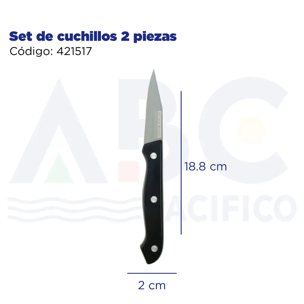 Set de cuchillos 2 piezas