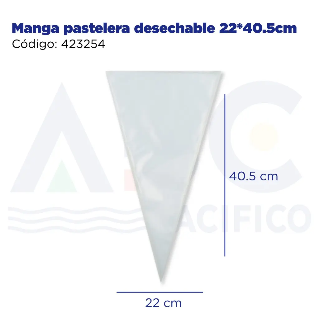 Manga pastelera desechable 22*40.5cm
