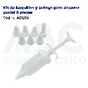 Kit de boquillas y jeringa para decorar pastel 8 piezas