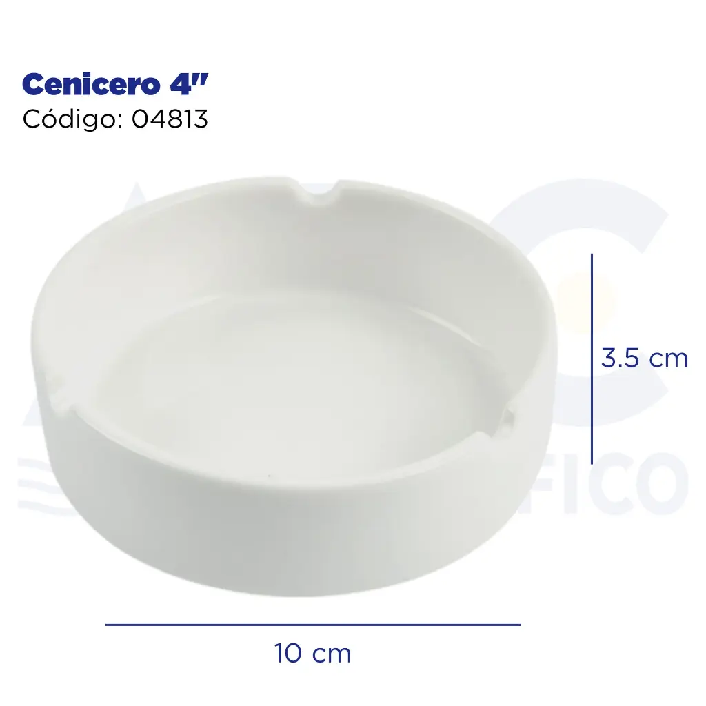 Cenicero 4"