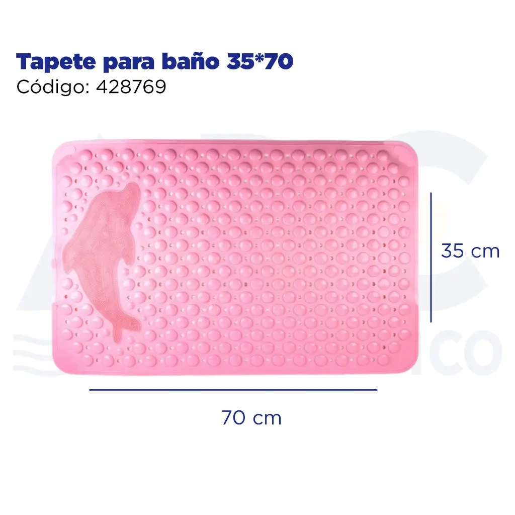 Tapete para baño 35*70