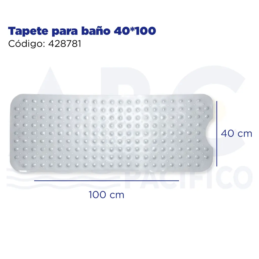 Tapete para baño 40*100