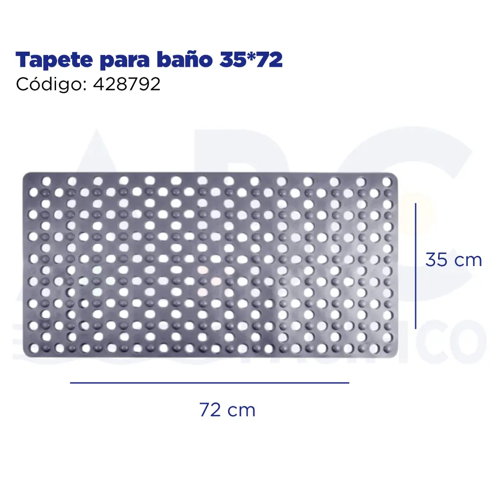 Tapete para baño 35*72