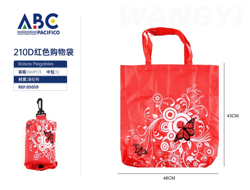 Bolsa plegable 46*43cm