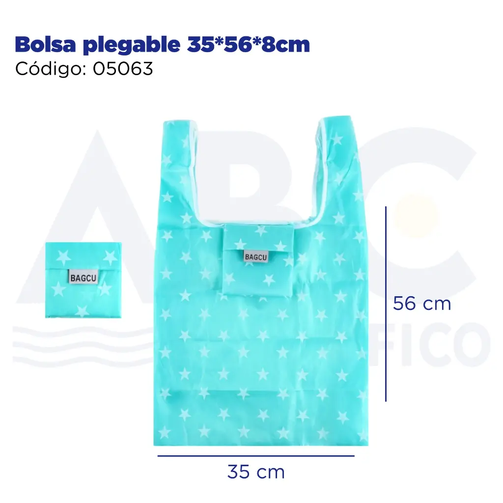 Bolsa plegable 35*56*8cm
