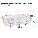 Charola rectangular  38 * 23.3 * 4cm