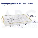 Charola rectangular  44 * 27.5 * 4.3cm