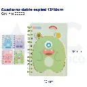 Cuaderno doble espiral 13*18cm