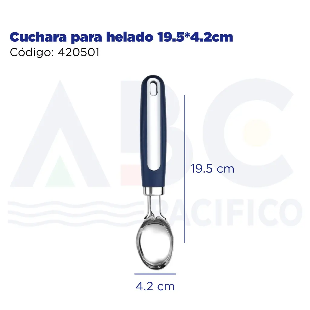 Cuchara para helado 19.5*4.2cm