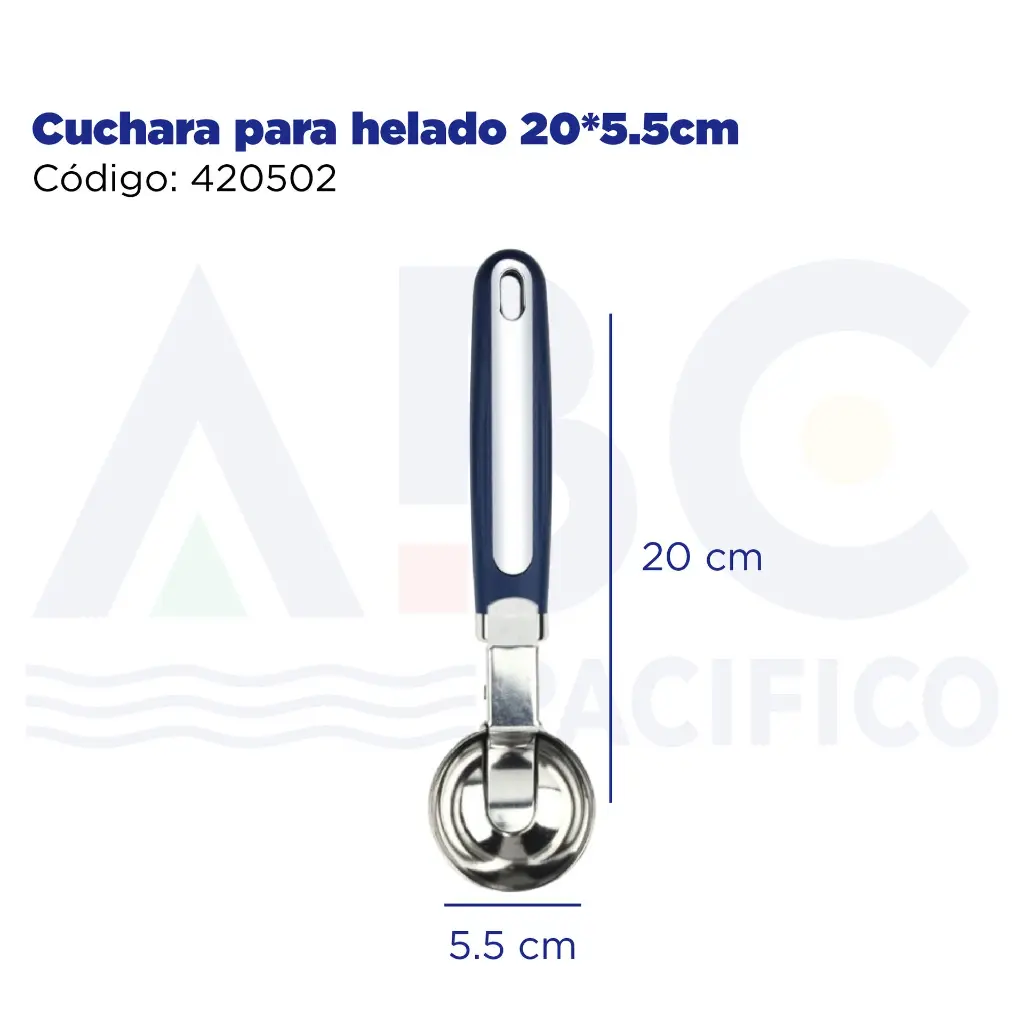 Cuchara para helado 20*5.5cm