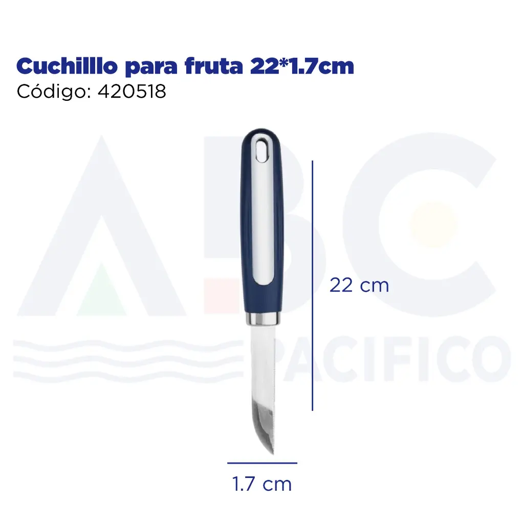 Cuchilllo para fruta 1.5*1.7cm