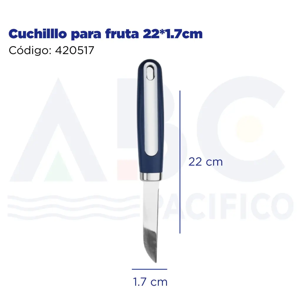 Cuchilllo para fruta 1.5*1.7cm