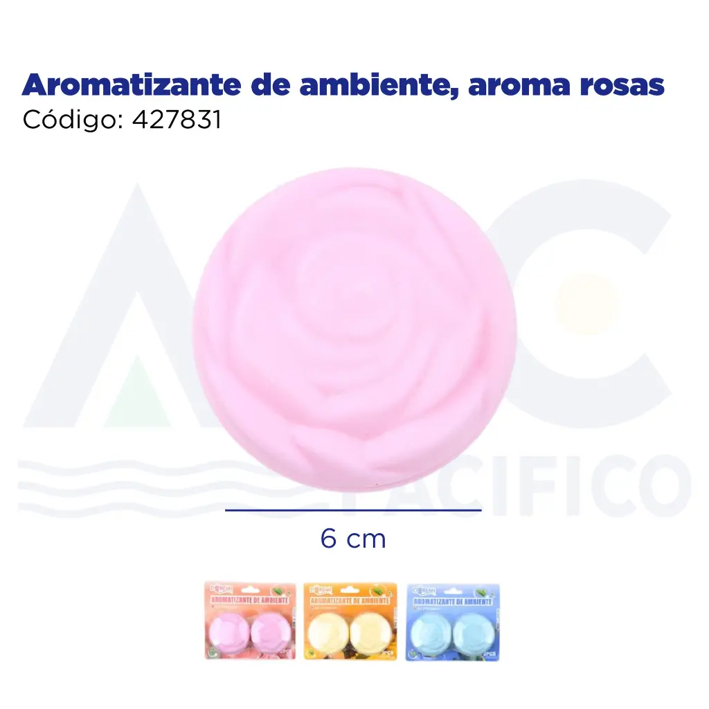 Aromatizante de ambiente, aroma rosas