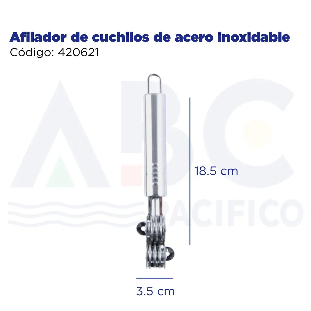 Afilador de cuchilos de acero inoxidable