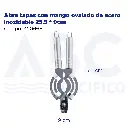 Abre tapas con mango ovalado de acero inoxidable 25.5 * 9cm