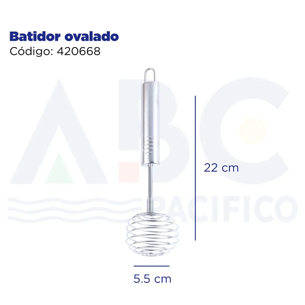 Batidor ovalado