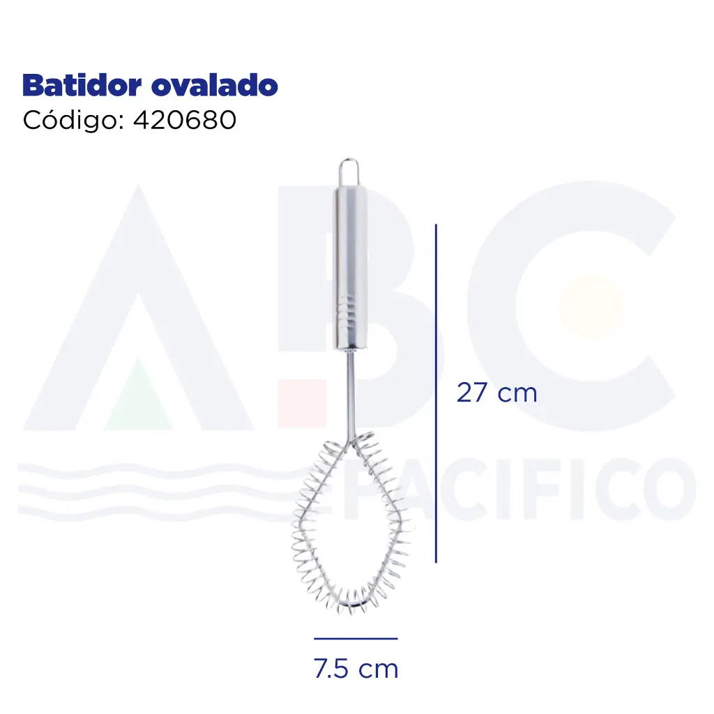 Batidor ovalado