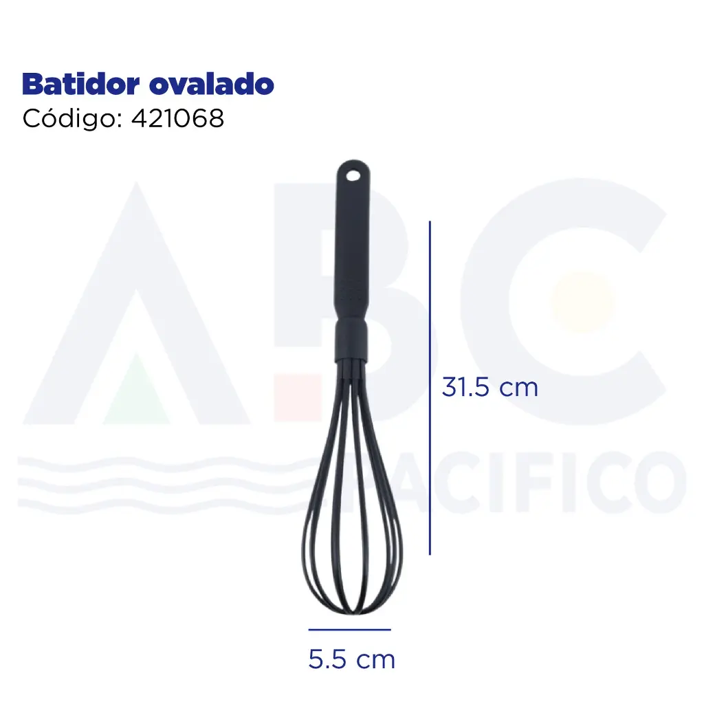 Batidor ovalado