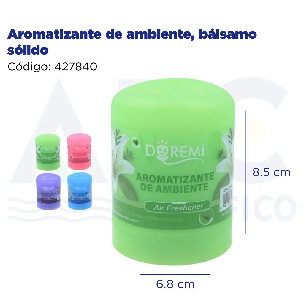Aromatizante de ambiente, bálsamo sólido