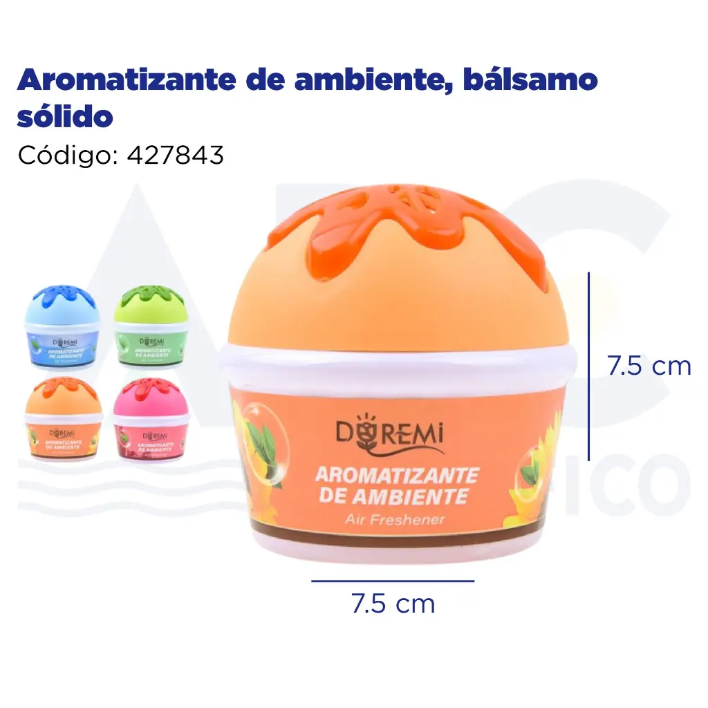 Aromatizante de ambiente, bálsamo sólido