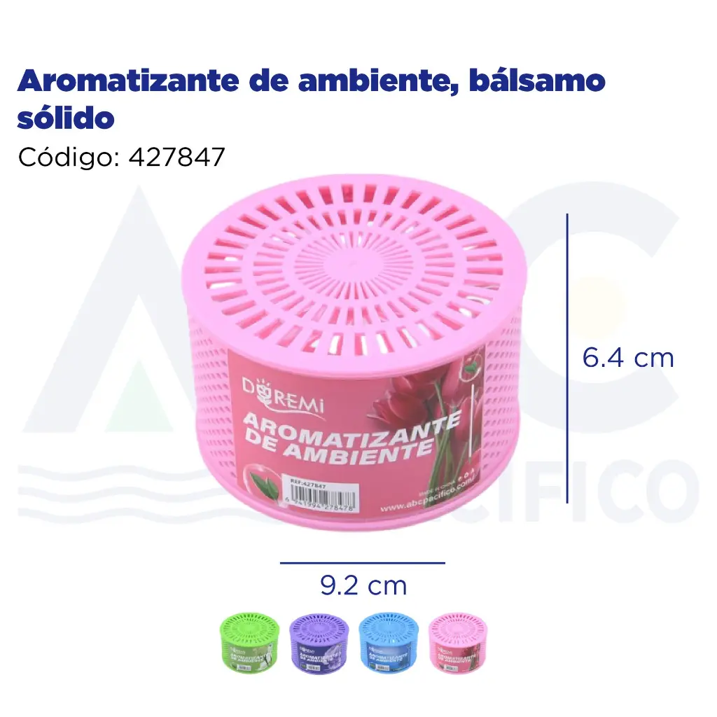 Aromatizante de ambiente, bálsamo sólido
