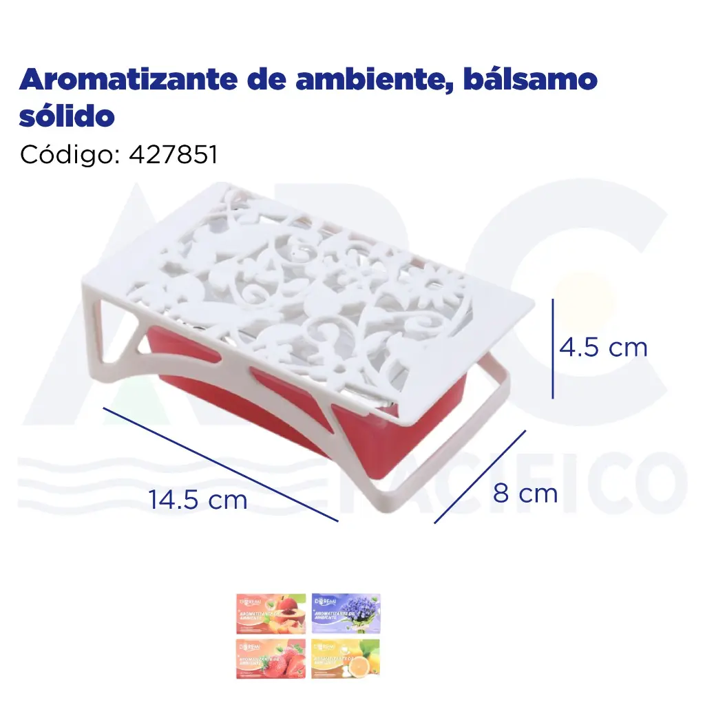 Aromatizante de ambiente, bálsamo sólido