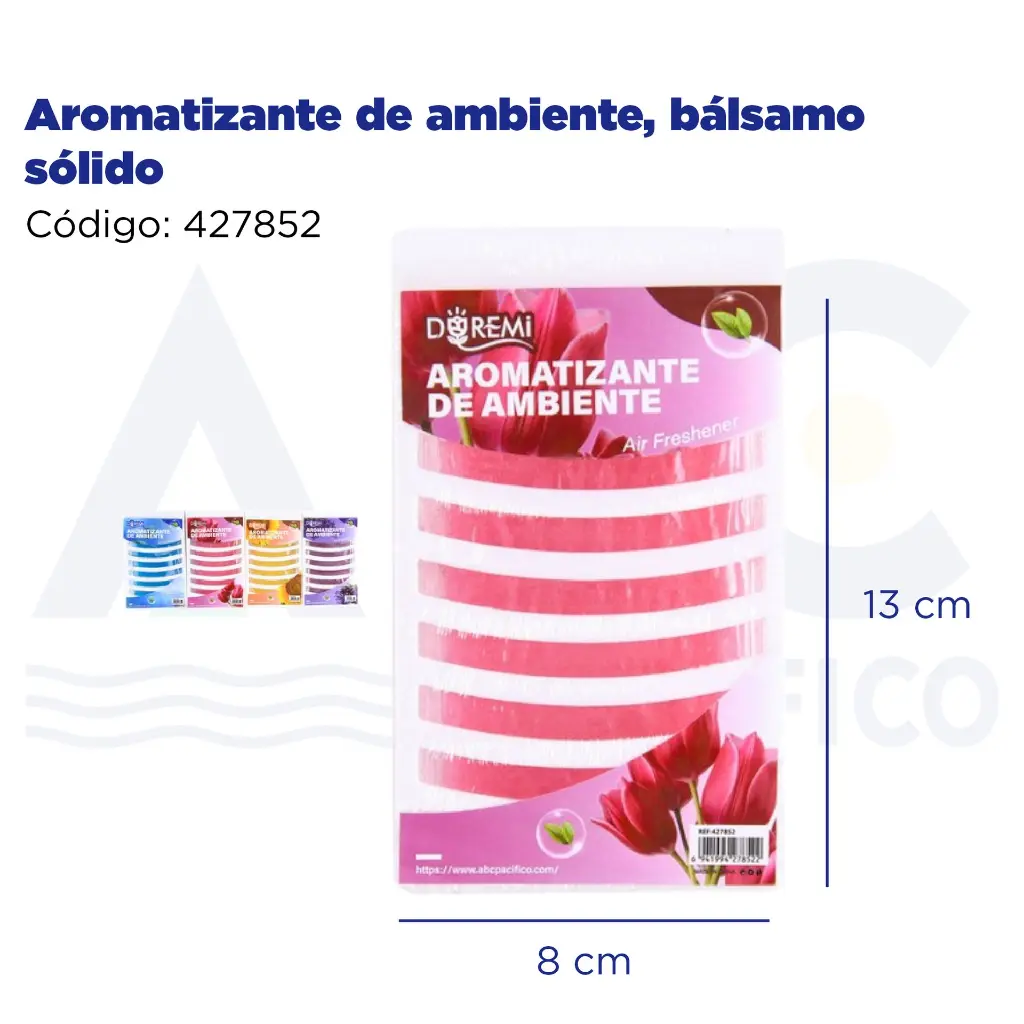Aromatizante de ambiente, bálsamo sólido
