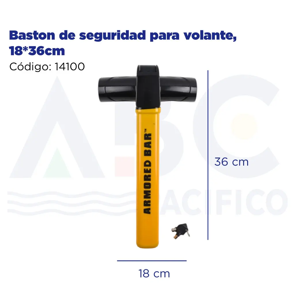 Baston de seguridad para volante, 18*36cm