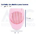 Cortador de plastico para huevos