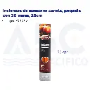 Inciensos de manzana canela, paquete con 20 varas, 26cm