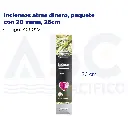Inciensos atrae dinero, paquete con 20 varas, 26cm