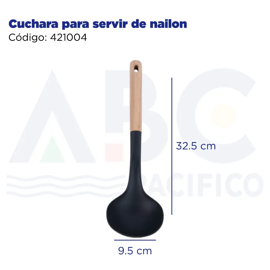Cuchara para servir de nailon