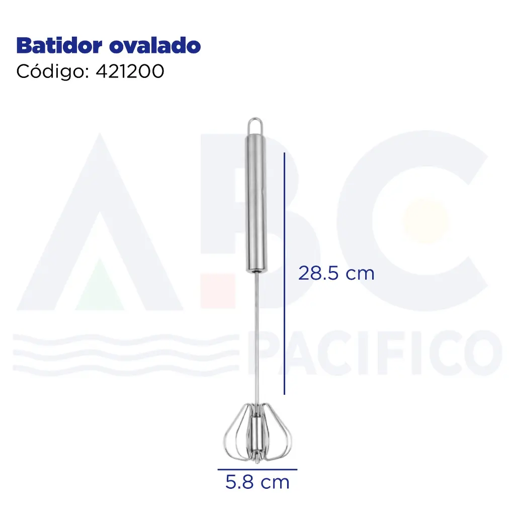Batidor ovalado
