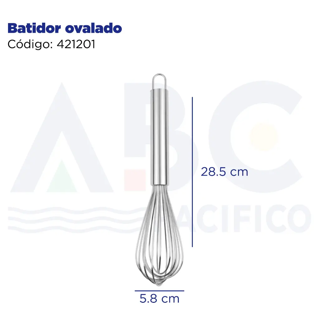 Batidor ovalado