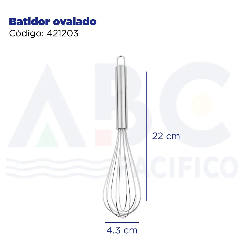 Batidor ovalado