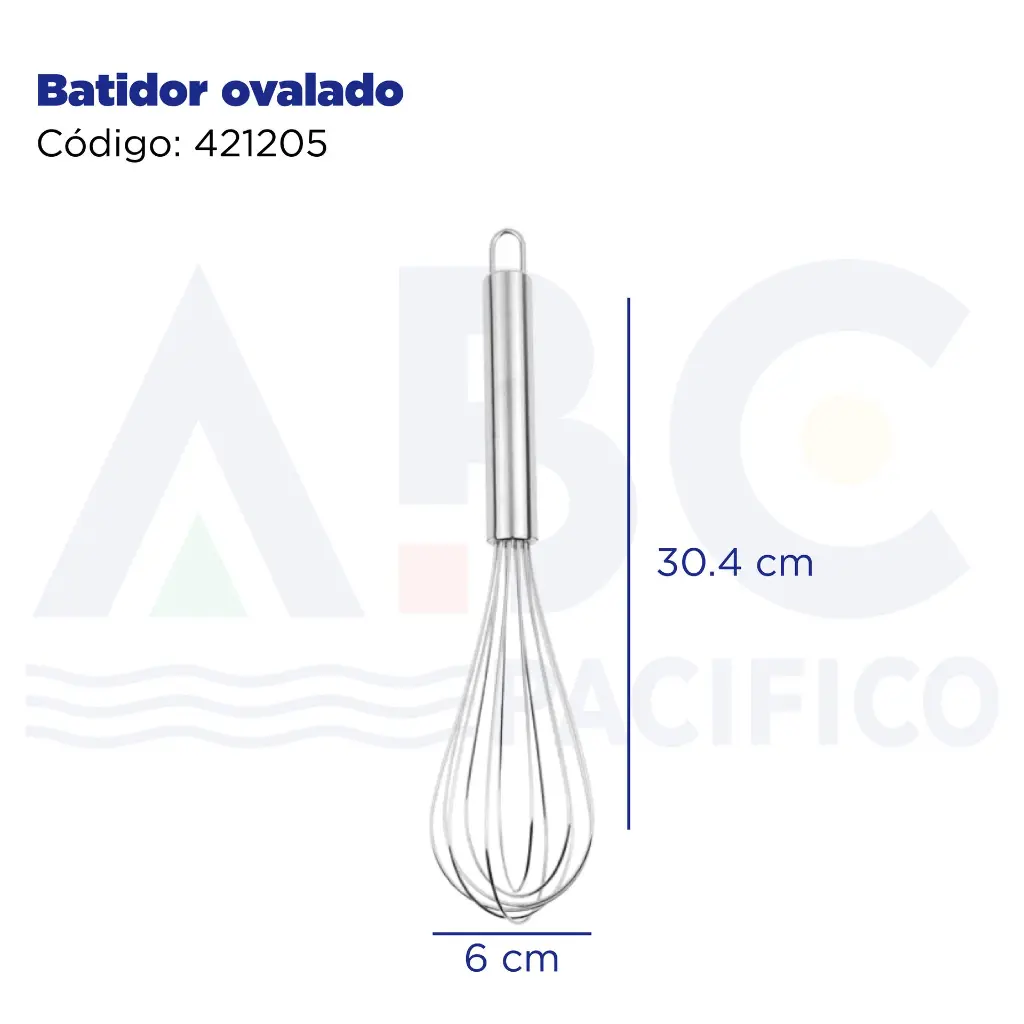 Batidor ovalado