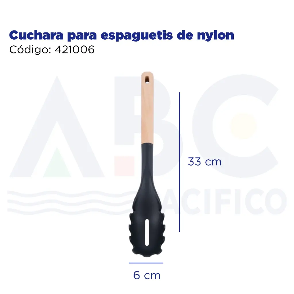 Cuchara para espaguetis de nylon