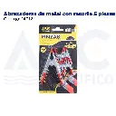 Abrazaderas de metal con resorte 5 piezas