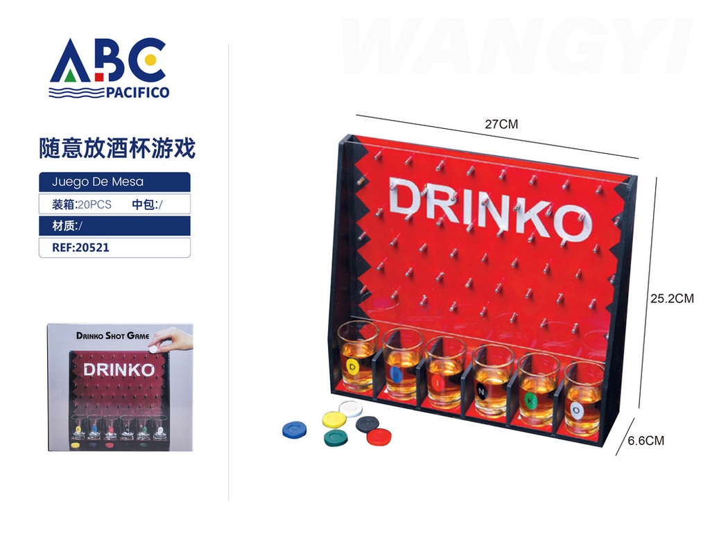 Juego de shots Drinko 27*25.2*6.6cm