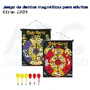 Juego de dardos magnéticos para adultos