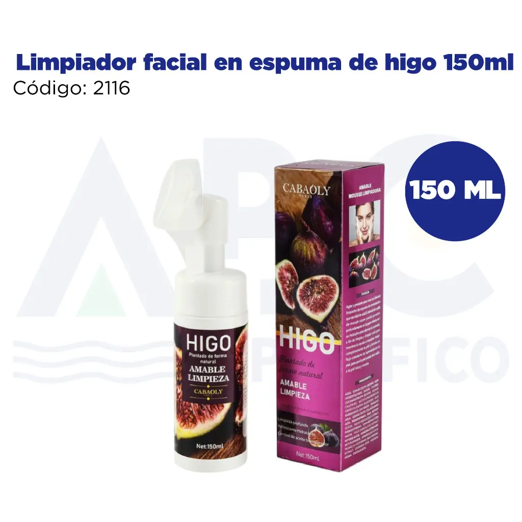 Limpiador facial en espuma de higo 150ml